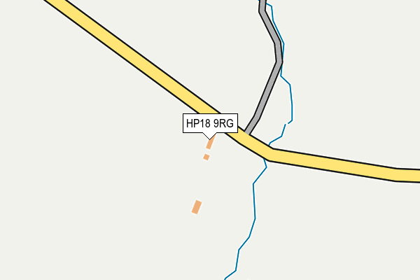HP18 9RG map - OS OpenMap – Local (Ordnance Survey)