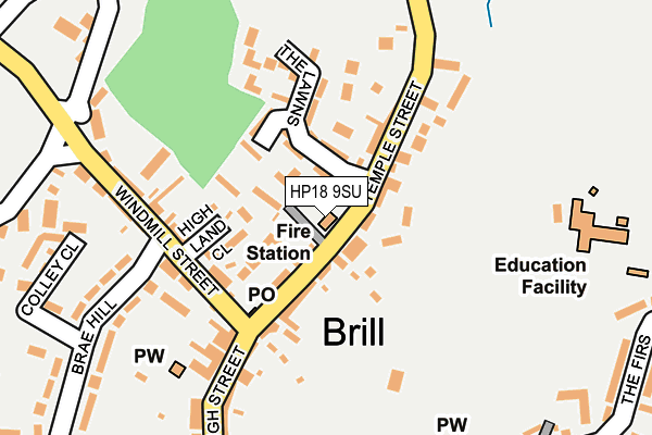 Map of BANGORS SERVICES LIMITED at local scale