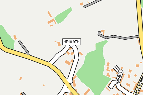 HP18 9TH map - OS OpenMap – Local (Ordnance Survey)