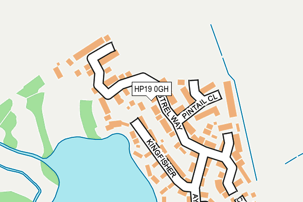 HP19 0GH map - OS OpenMap – Local (Ordnance Survey)