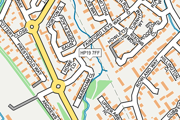 HP19 7FF map - OS OpenMap – Local (Ordnance Survey)