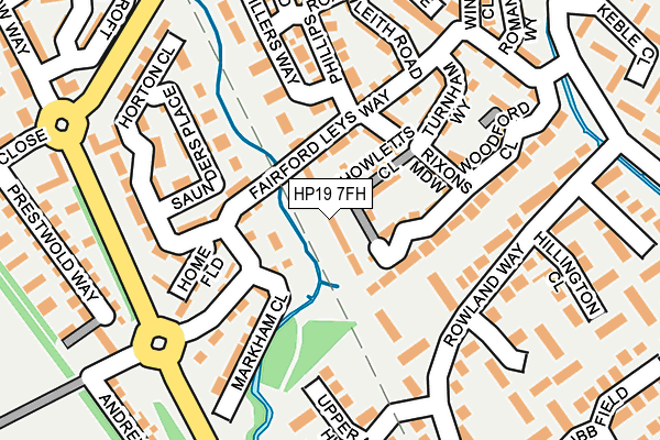 HP19 7FH map - OS OpenMap – Local (Ordnance Survey)
