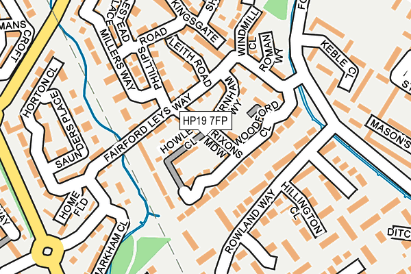 HP19 7FP map - OS OpenMap – Local (Ordnance Survey)