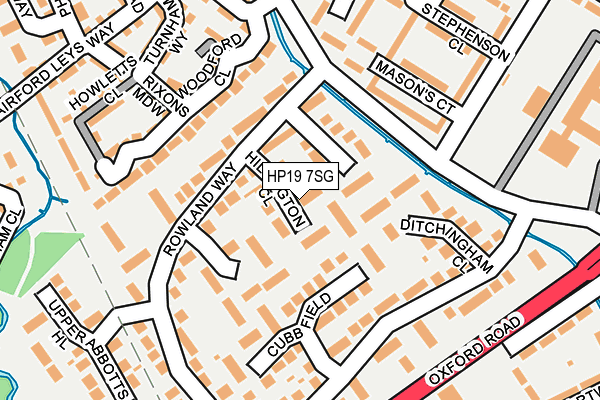 HP19 7SG map - OS OpenMap – Local (Ordnance Survey)