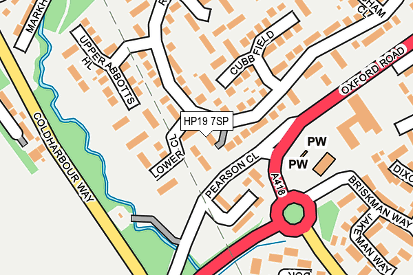 HP19 7SP map - OS OpenMap – Local (Ordnance Survey)
