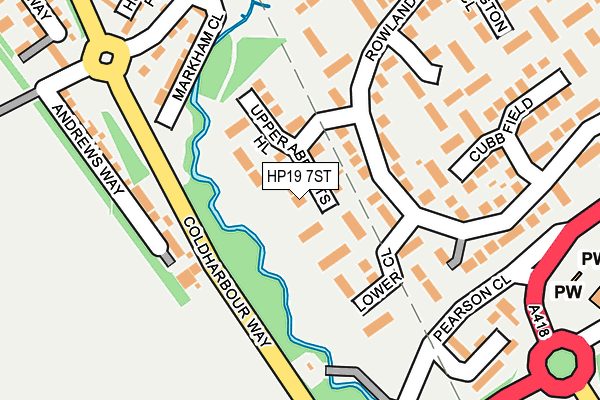 HP19 7ST map - OS OpenMap – Local (Ordnance Survey)