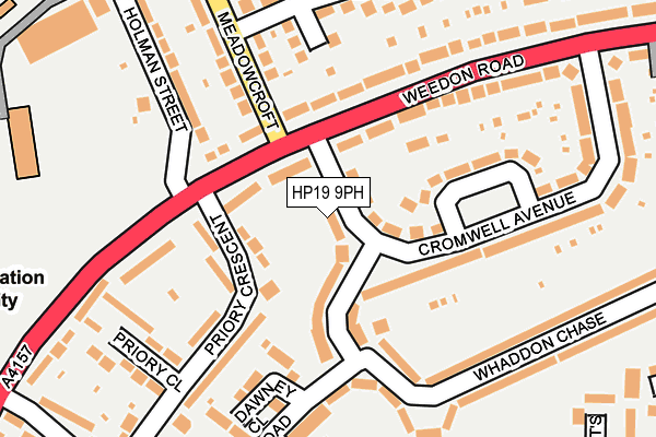 HP19 9PH map - OS OpenMap – Local (Ordnance Survey)