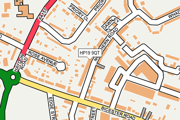 HP19 9QT map - OS OpenMap – Local (Ordnance Survey)