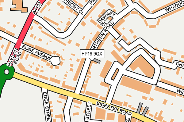 HP19 9QX map - OS OpenMap – Local (Ordnance Survey)