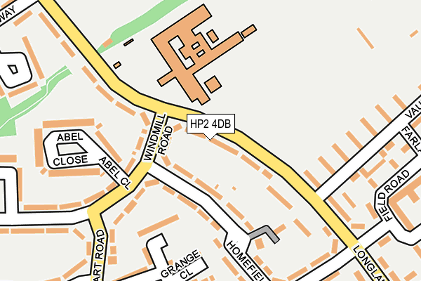 HP2 4DB map - OS OpenMap – Local (Ordnance Survey)