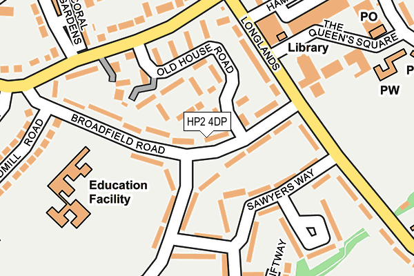 HP2 4DP map - OS OpenMap – Local (Ordnance Survey)