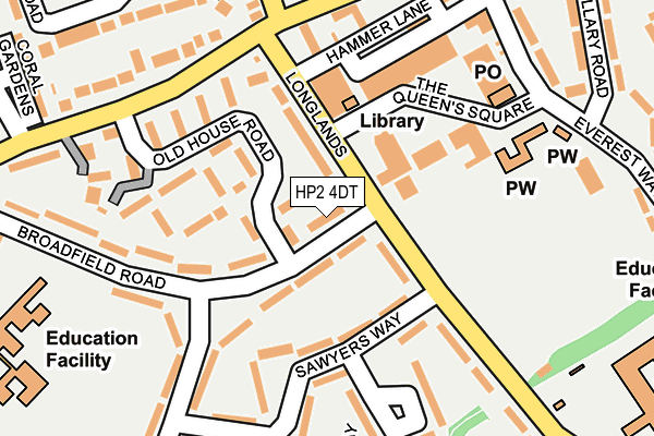 HP2 4DT map - OS OpenMap – Local (Ordnance Survey)