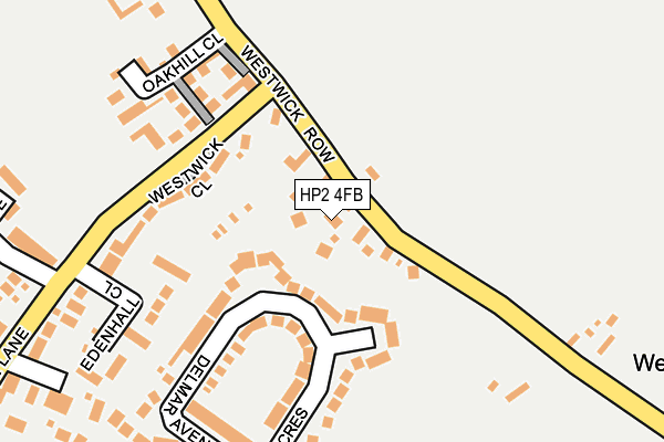HP2 4FB map - OS OpenMap – Local (Ordnance Survey)