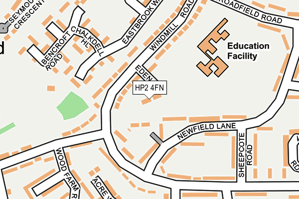 HP2 4FN map - OS OpenMap – Local (Ordnance Survey)