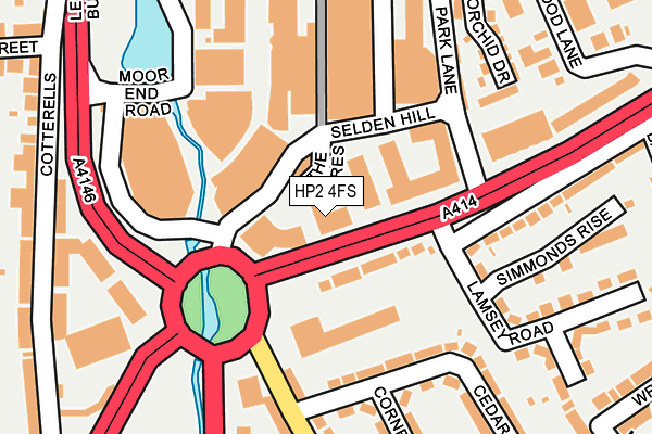 HP2 4FS map - OS OpenMap – Local (Ordnance Survey)