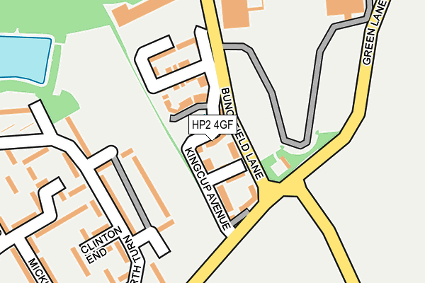 HP2 4GF map - OS OpenMap – Local (Ordnance Survey)