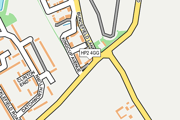 HP2 4GG map - OS OpenMap – Local (Ordnance Survey)