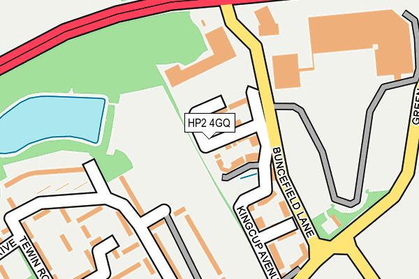 HP2 4GQ map - OS OpenMap – Local (Ordnance Survey)