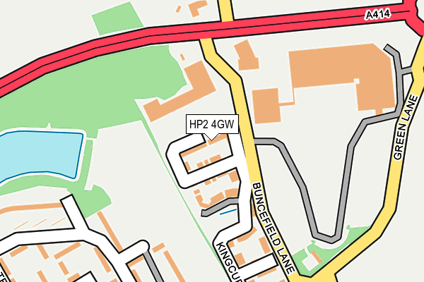 HP2 4GW map - OS OpenMap – Local (Ordnance Survey)