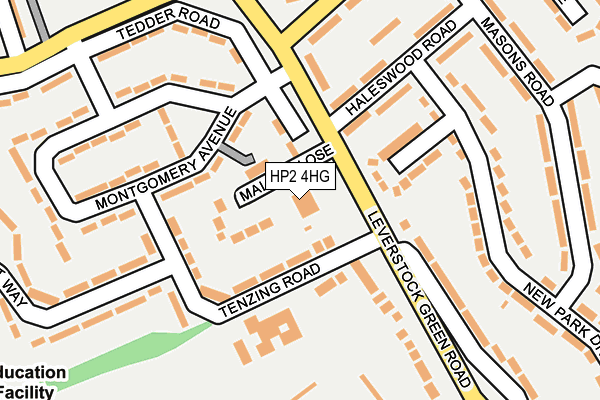 HP2 4HG map - OS OpenMap – Local (Ordnance Survey)