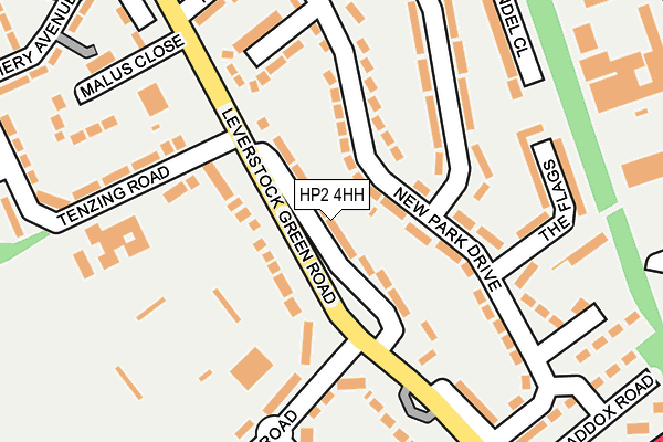 HP2 4HH map - OS OpenMap – Local (Ordnance Survey)