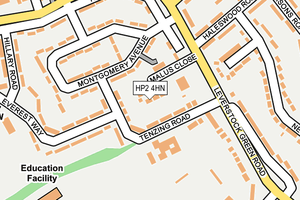 HP2 4HN map - OS OpenMap – Local (Ordnance Survey)