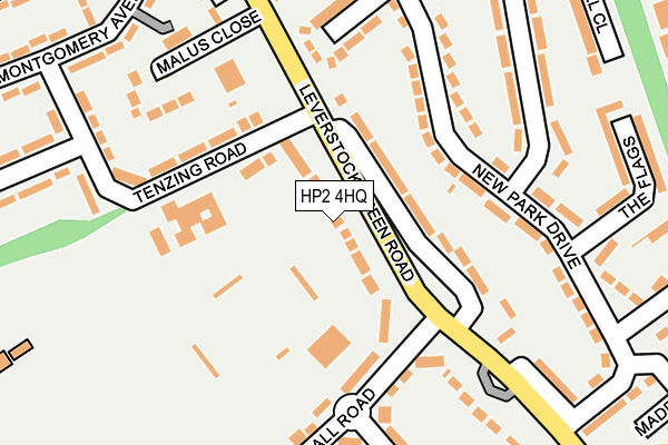 HP2 4HQ map - OS OpenMap – Local (Ordnance Survey)