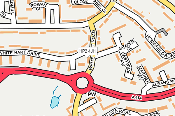 HP2 4JH map - OS OpenMap – Local (Ordnance Survey)