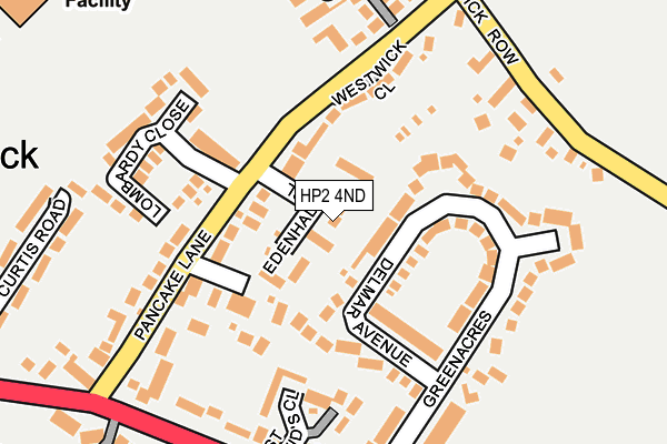 HP2 4ND map - OS OpenMap – Local (Ordnance Survey)