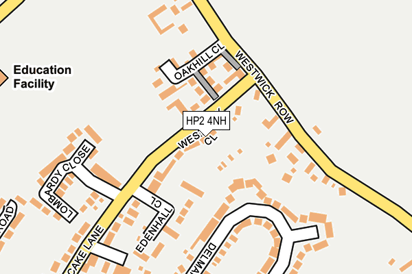 HP2 4NH map - OS OpenMap – Local (Ordnance Survey)
