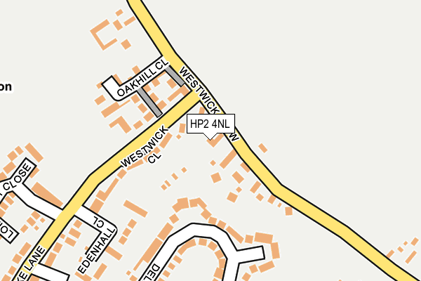 HP2 4NL map - OS OpenMap – Local (Ordnance Survey)