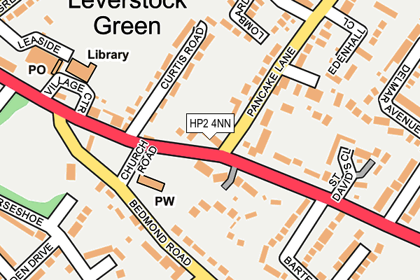 HP2 4NN map - OS OpenMap – Local (Ordnance Survey)