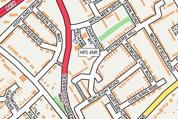HP2 4NR map - OS OpenMap – Local (Ordnance Survey)