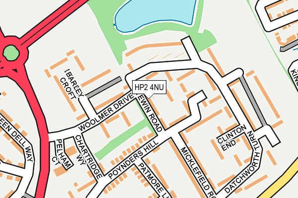 HP2 4NU map - OS OpenMap – Local (Ordnance Survey)