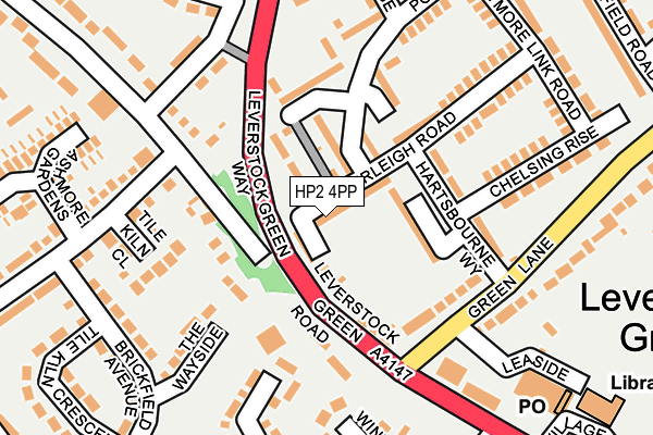 Map of WR15 LTD at local scale