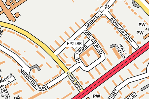 HP2 4RR map - OS OpenMap – Local (Ordnance Survey)
