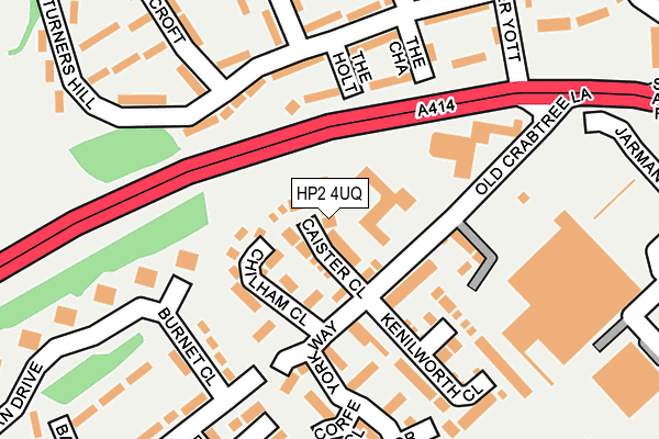 HP2 4UQ map - OS OpenMap – Local (Ordnance Survey)