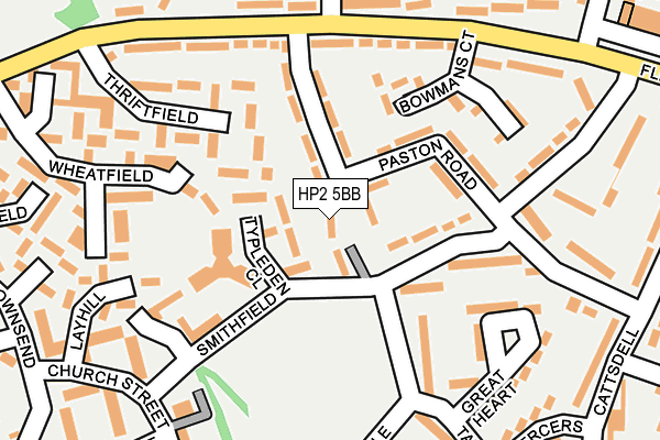 HP2 5BB map - OS OpenMap – Local (Ordnance Survey)