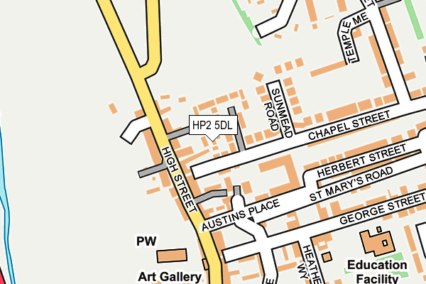 HP2 5DL map - OS OpenMap – Local (Ordnance Survey)