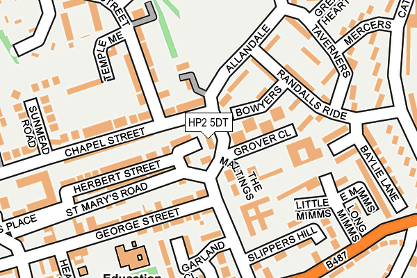 HP2 5DT map - OS OpenMap – Local (Ordnance Survey)