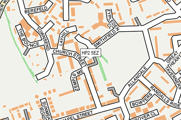 HP2 5EZ map - OS OpenMap – Local (Ordnance Survey)