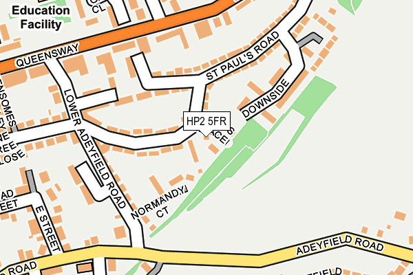 HP2 5FR map - OS OpenMap – Local (Ordnance Survey)
