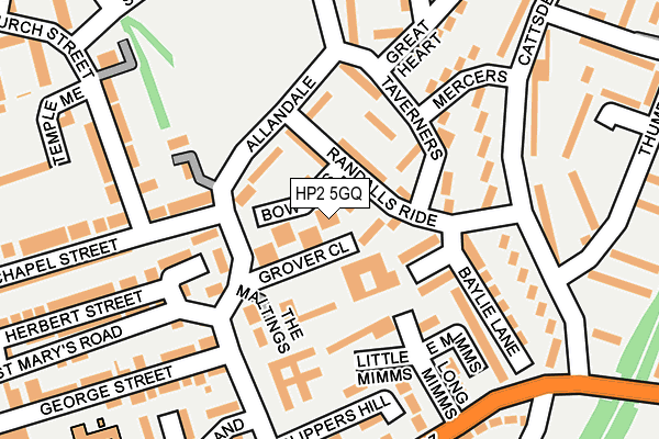 HP2 5GQ map - OS OpenMap – Local (Ordnance Survey)