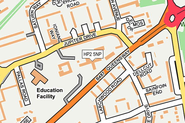 HP2 5NP map - OS OpenMap – Local (Ordnance Survey)