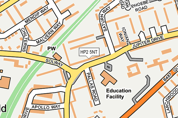 HP2 5NT map - OS OpenMap – Local (Ordnance Survey)