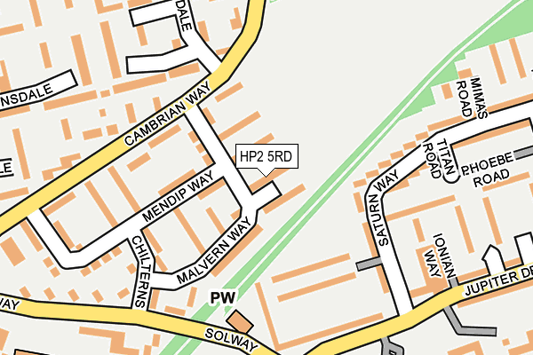 HP2 5RD map - OS OpenMap – Local (Ordnance Survey)