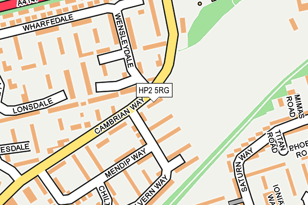 HP2 5RG map - OS OpenMap – Local (Ordnance Survey)