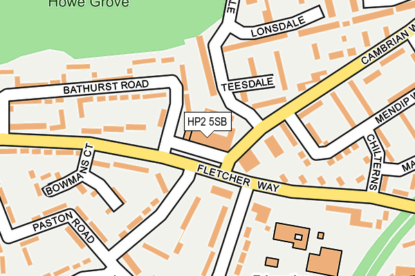 HP2 5SB map - OS OpenMap – Local (Ordnance Survey)