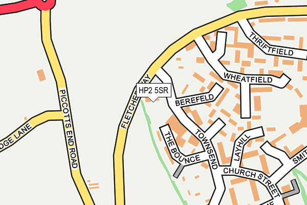 HP2 5SR map - OS OpenMap – Local (Ordnance Survey)