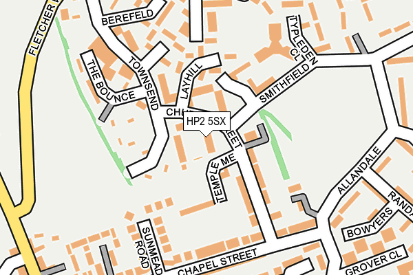 HP2 5SX map - OS OpenMap – Local (Ordnance Survey)